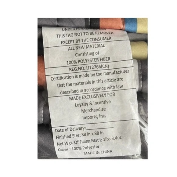 Pacific Northwest 3-Piece Quilt Set-Olympic Pattern-Queen Size NWT - Picture 4 of 4